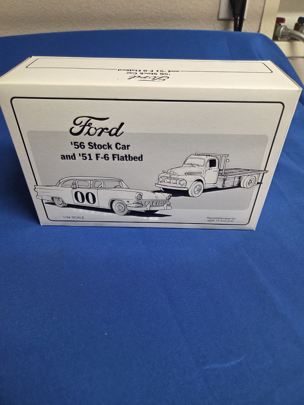 First Gear 1:34 Scale Ford '56 Stock Car And '51 F-6 Flatbed G.E Lee Electric